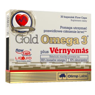 OLIMP LABS GOLD OMEGA 3 PLUS - 30 Kapszula