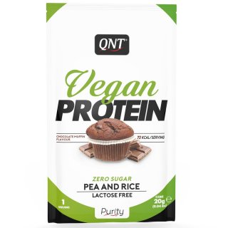 QNT VEGAN PROTEIN 20G CHOC/MUFFIN