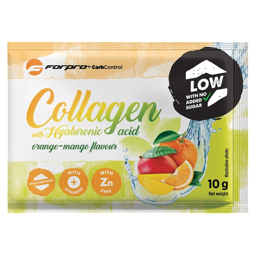 ForPro Collagen with Hyaluronic Acid 20×10 g – Orange-Mango