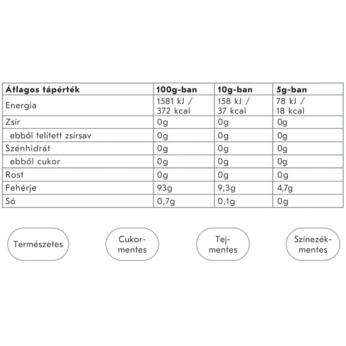 Halkollagén 150 g – natúr