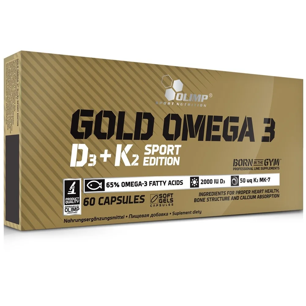 Olimp Sport Gold Omega 3 D3+K2 SE – 60 kapszula