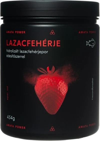 Eper ízű Lazacfehérje 454 g